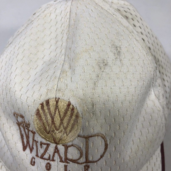 THE WIZARD GOLF HAT CAP ADJUSTABLE ONE SIZE FITS MOST STRAP OSFM DISCOLORED - Picture 3 of 16